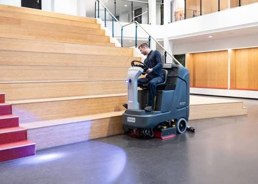 Ride-On Floor Scrubber
