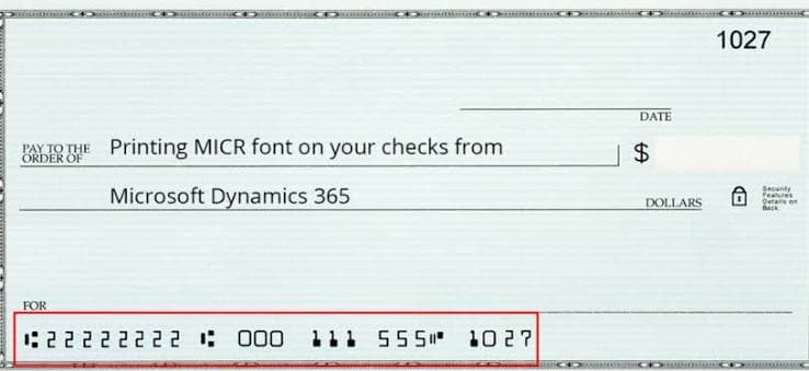 MICR Cheque Printing Solution