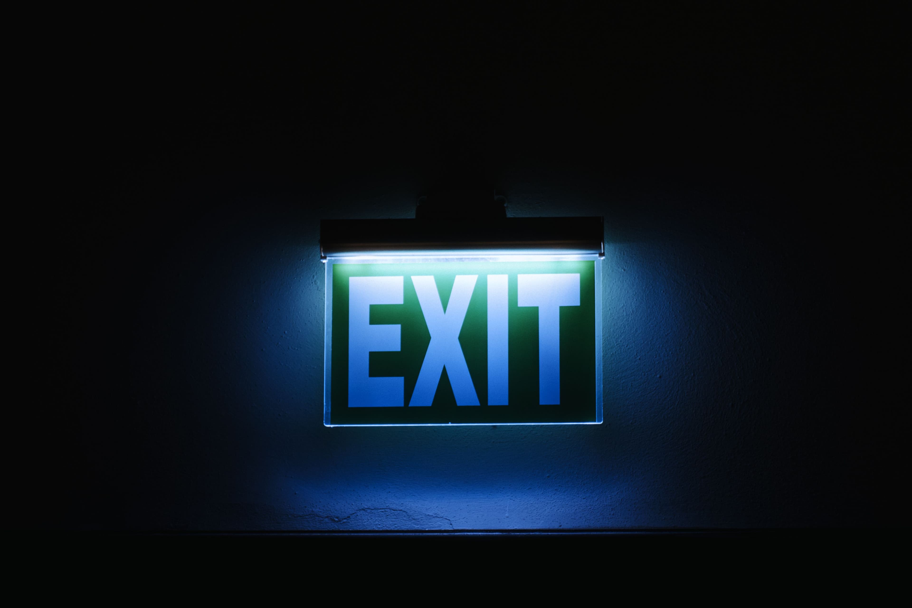 Emergency Exit Sign